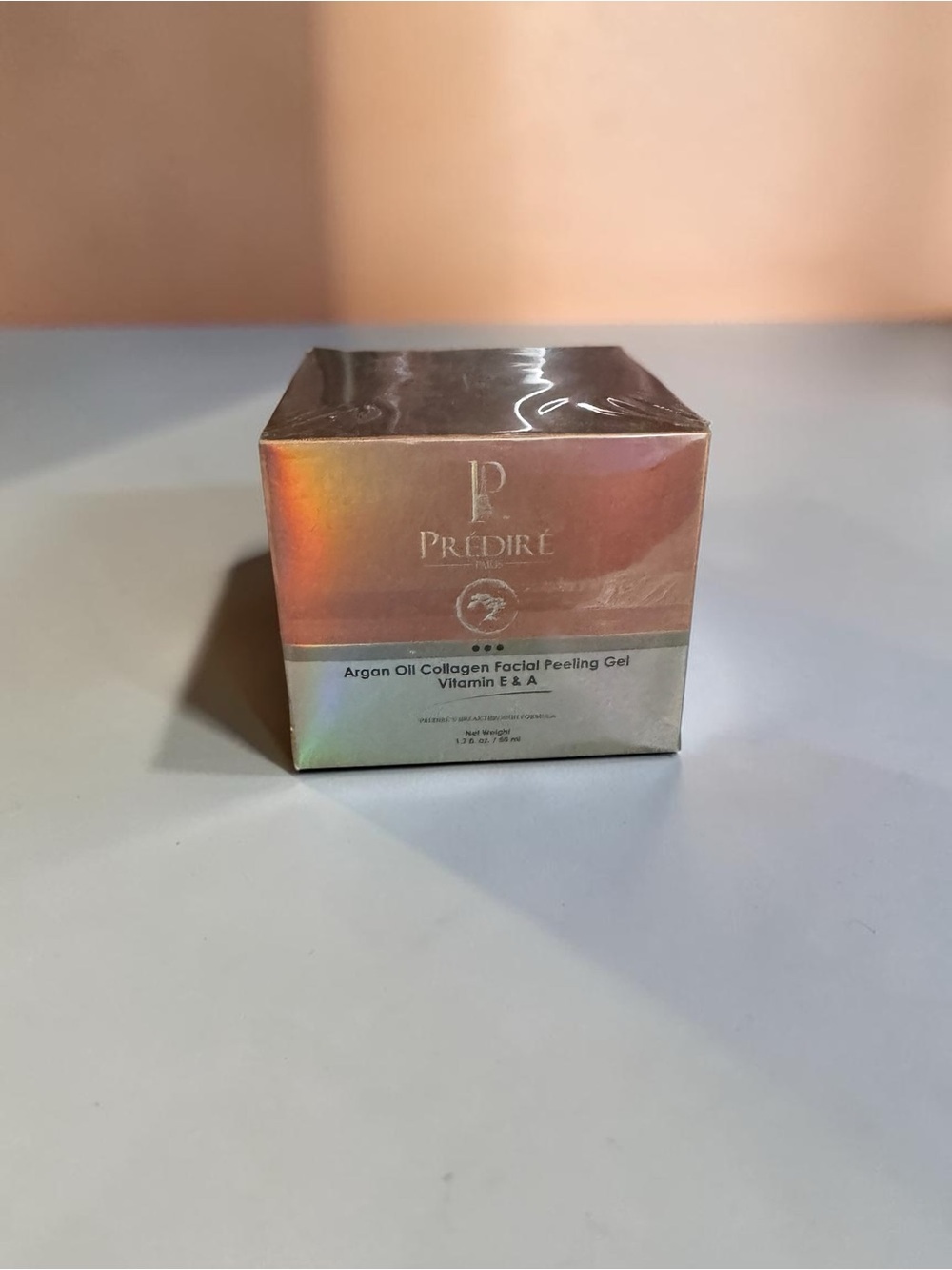 NEW Prédiré Paris Argan Oil Collagen Facial Peeling Gel | Vitamin E & A | 1.7 oz